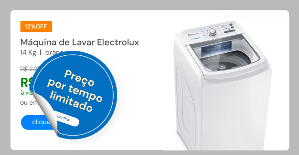 Máquina de Lavar 14 Kg Electrolux Essencial Care com Cesto Inox Jet&Clean e Ultra Filter Branco LED14 Branco